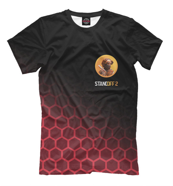 Мужская футболка с изображением Standoff 2 - Z9 Project цвета Белый