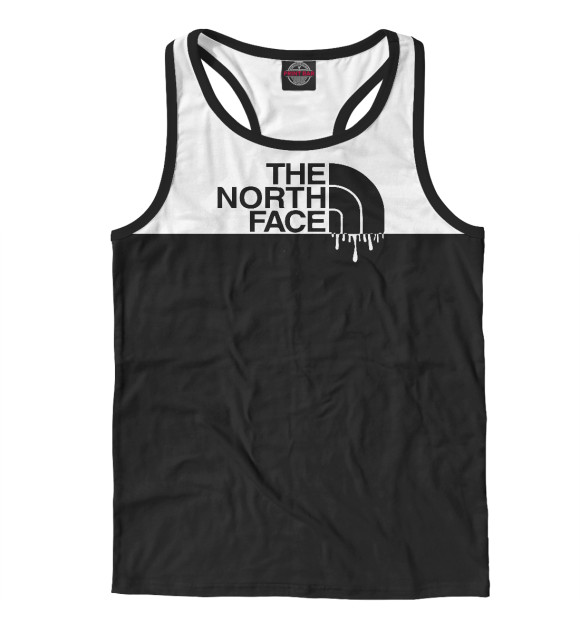 Мужская майка-борцовка с изображением The North Face цвета Белый
