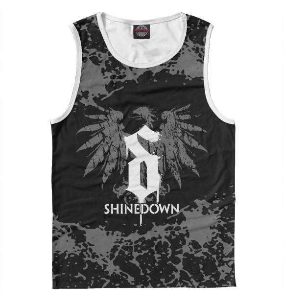 Майка для мальчика с изображением Shinedown цвета Белый