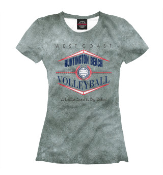 Женская футболка Huntington Beach Volleyball
