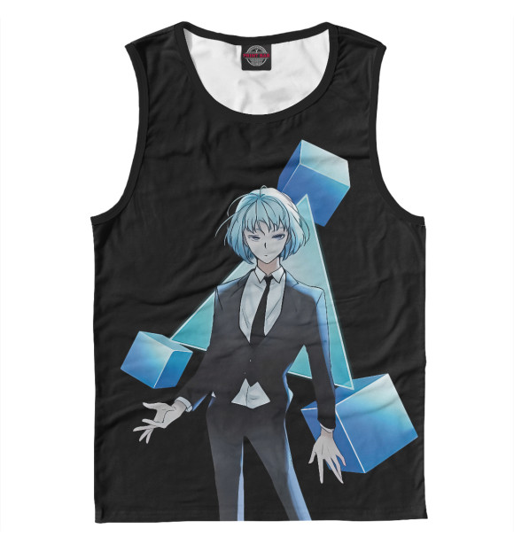 Мужская майка с притом Башня бога цвета Белый Мужская майка с изображением Башня бога цвета Белый