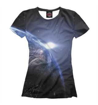 Женская футболка Планета Земля