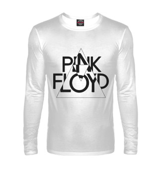 Мужской лонгслив Pink Floyd черный логотип