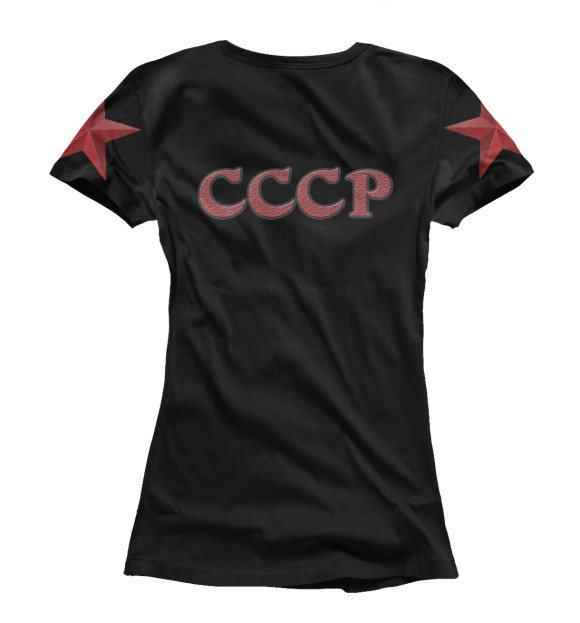 Футболка для девочек с изображением Суровый Медведь из СССР цвета Белый