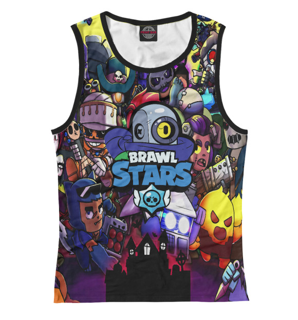 Женская майка с изображением Ricochet цвета Белый