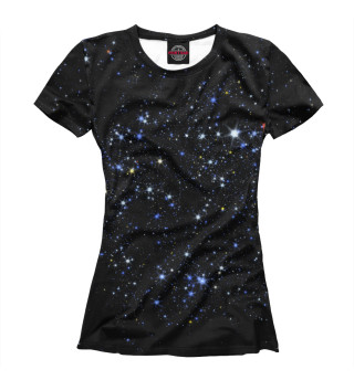Женская футболка Звездное поле