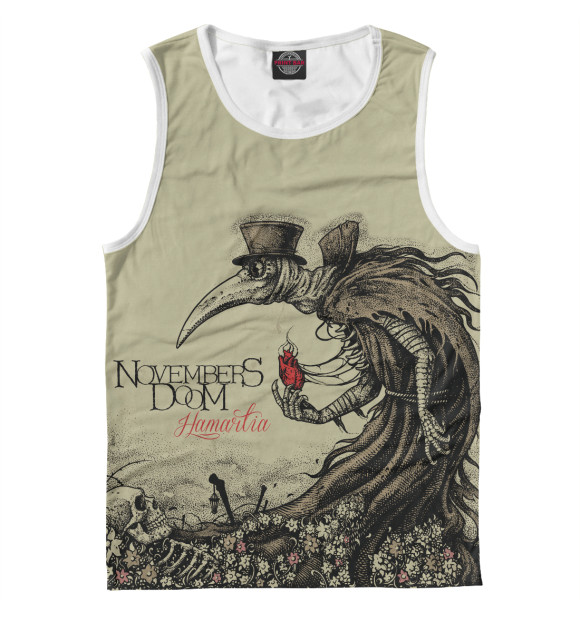 Майка для мальчика с изображением Novembersdoom цвета Белый