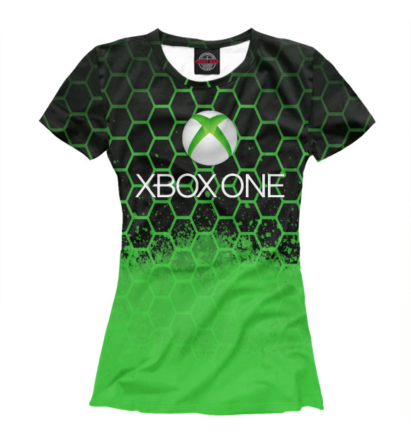 Футболка для девочек с изображением Xbox | Иксбокс цвета Белый