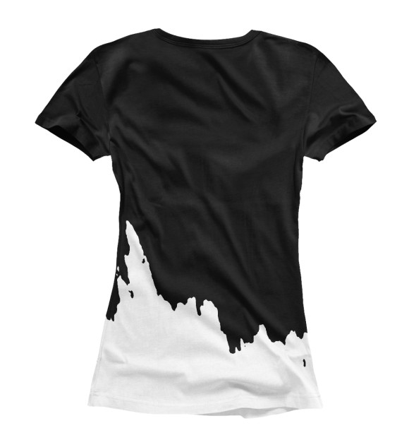 Женская футболка с изображением Mushrooms Dragon цвета Белый