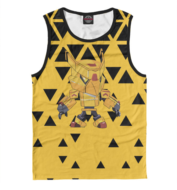 Мужская майка с изображением Brawl Stars цвета Белый