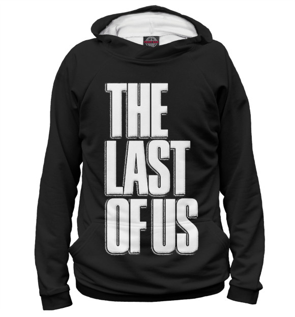 Мужское худи с изображением The Last of Us цвета Белый