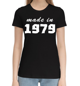 Хлопковая футболка для девочек Made in 1979