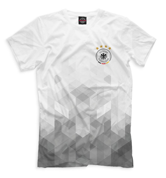 Футболка для мальчиков с изображением Сборная Германии цвета Белый