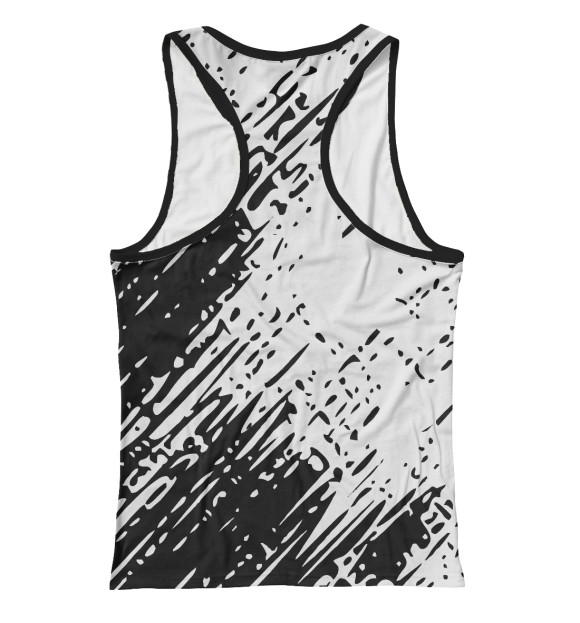 Женская майка-борцовка с изображением ФСБ цвета Белый