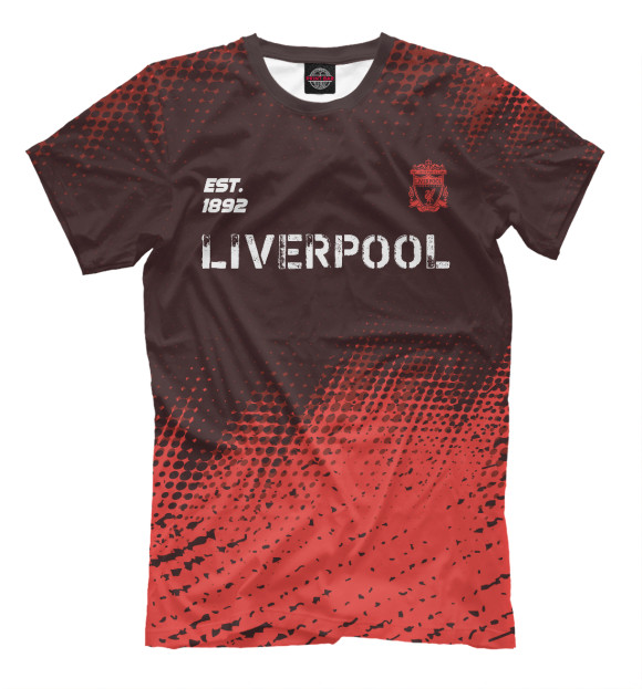 Мужская футболка с изображением Liverpool | Liverpool цвета Белый