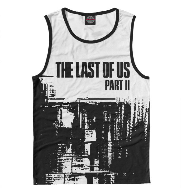 Мужская майка с изображением The Last of Us цвета Белый