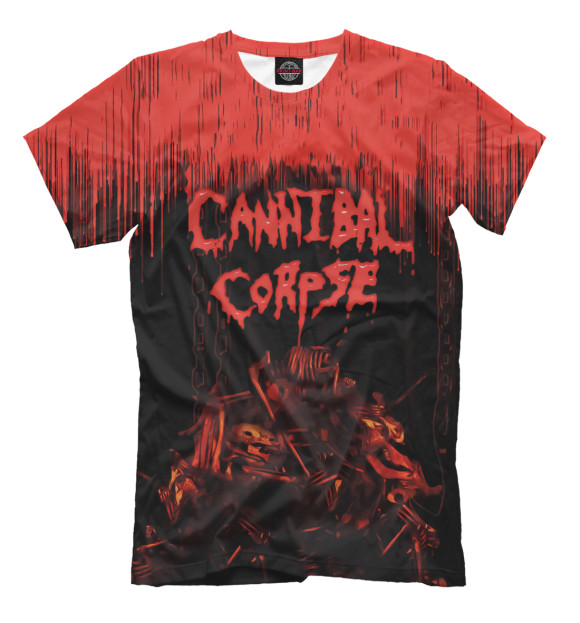 Футболка для мальчиков с изображением Cannibal Corpse цвета Белый