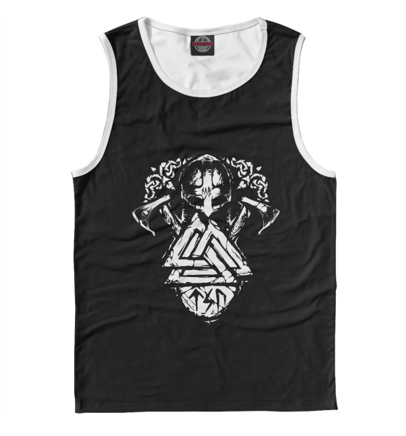 Майка для мальчика с изображением Викинг цвета Белый