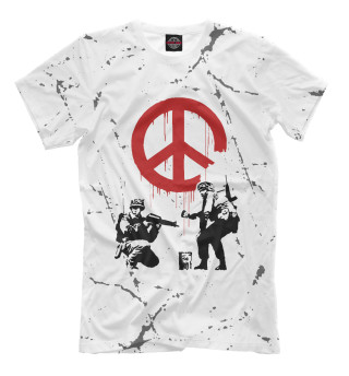 Мужская футболка Banksy - Символ Мира