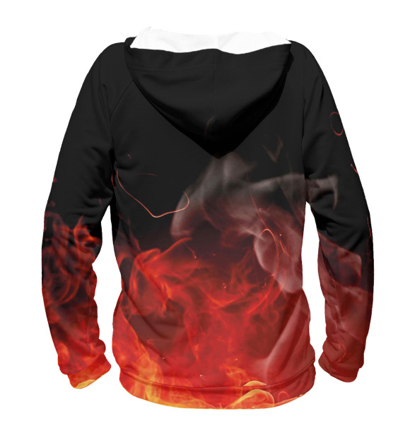 Женское худи с изображением Noize MC цвета Белый