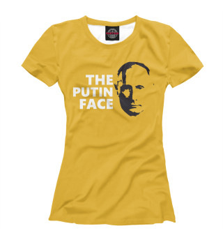 Женская футболка Putin Face