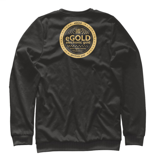 Свитшот для девочек с изображением HandGold eGOLD цвета Белый