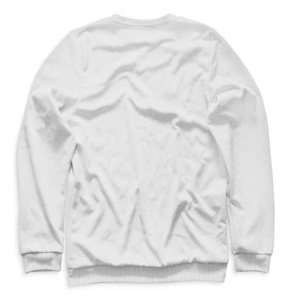 Мужской свитшот с изображением Хлеб цвета Белый