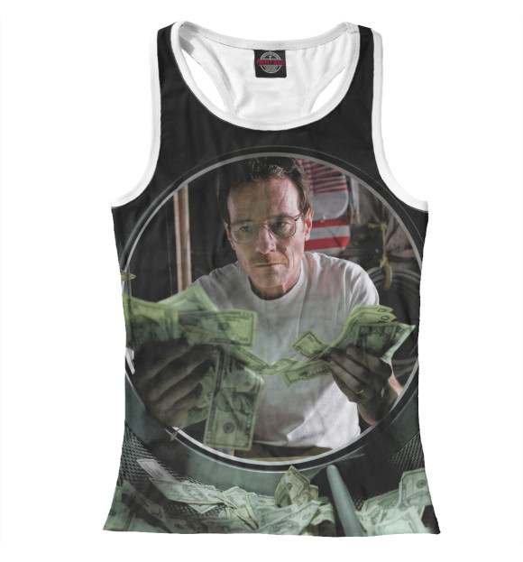 Женская майка-борцовка с изображением Breaking Bad цвета Белый