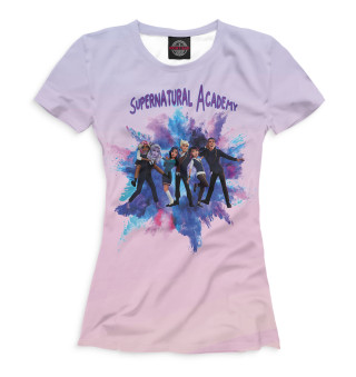 Женская футболка Supernatural academy