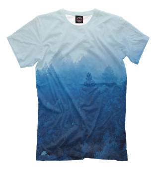 Мужская футболка Туманный лес