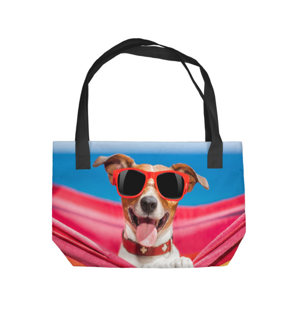 Пляжная сумка с изображением На море цвета 