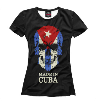 Футболка для девочек Made in Cuba