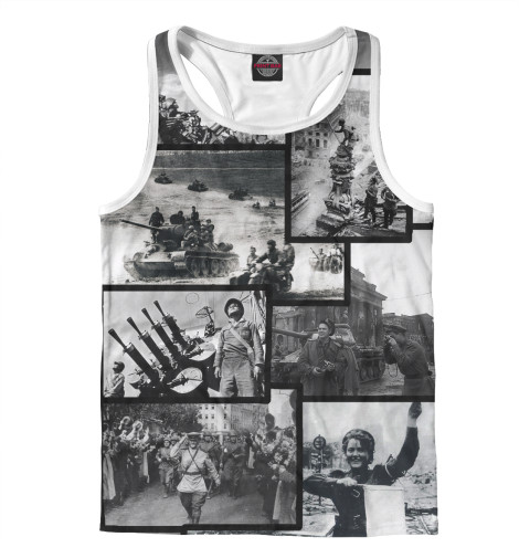 

Майки борцовки Print Bar, Белый, Лики победы