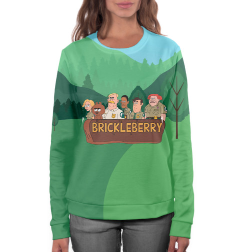 

Свитшоты Print Bar, Белый, Brickleberry