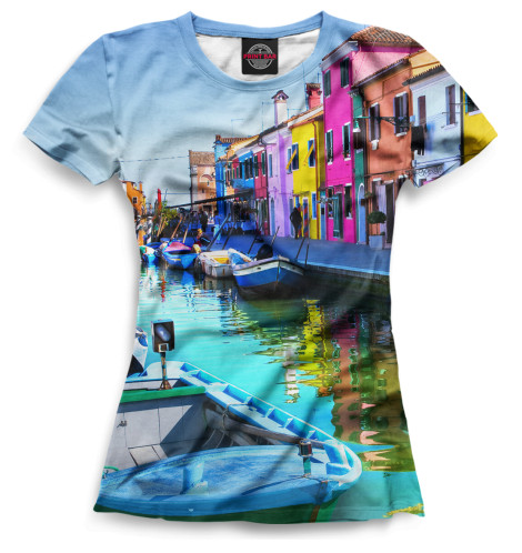 

Футболки Print Bar, Белый, Венеция