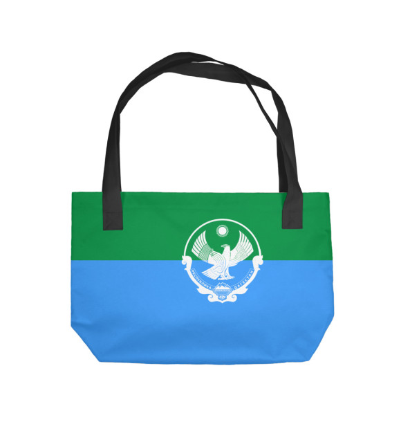Пляжная сумка с изображением Дагестан цвета 