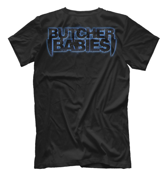 Мужская футболка с изображением Butcher Babies цвета Белый