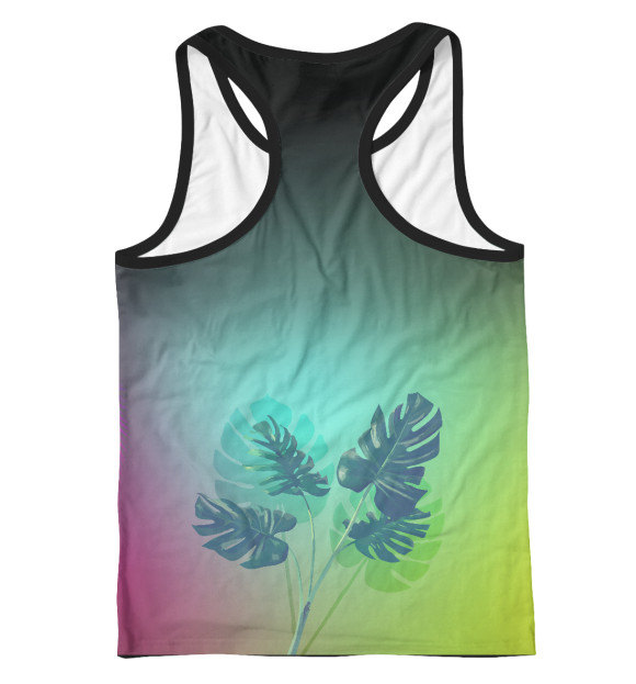 Мужская майка-борцовка с изображением Супер Влад цвета Белый