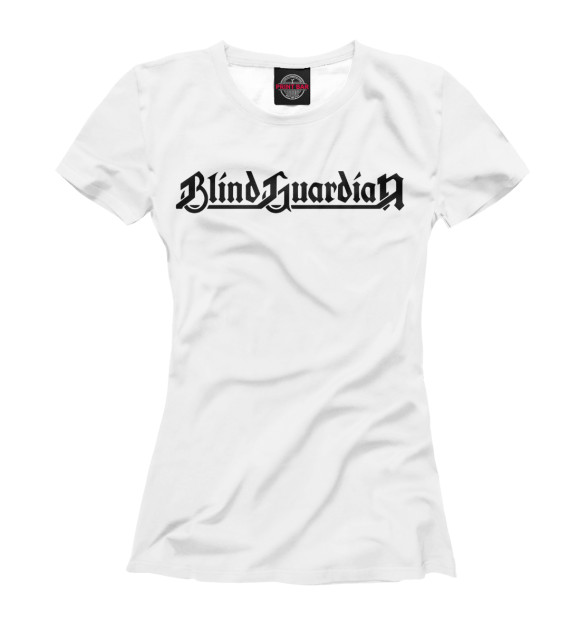 Женская футболка с изображением Blind Guardian цвета Белый
