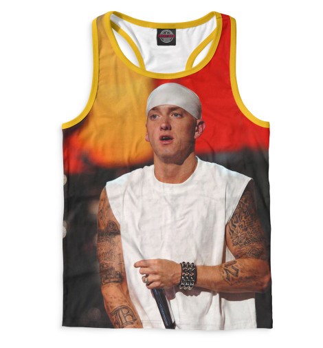 

Майки борцовки Print Bar, Белый, Eminem