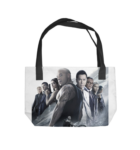 Пляжная сумка с изображением Три Икса цвета 