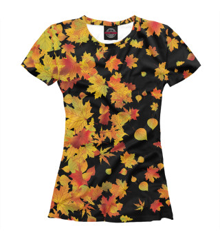 Женская футболка Осень