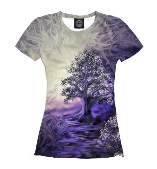 Женская футболка Витиеватый лес