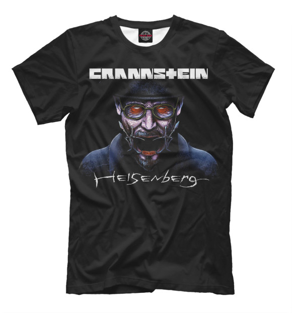 Мужская футболка с изображением Пародия на группу Rammstein цвета Черный