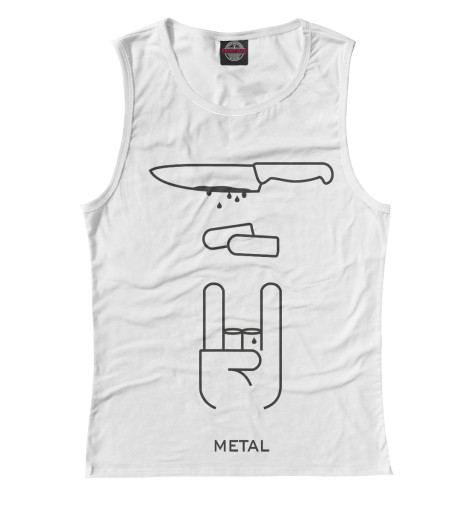 

Майки Print Bar, Белый, METAL