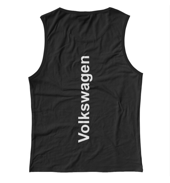 Майка для девочки с изображением Volkswagen цвета Белый