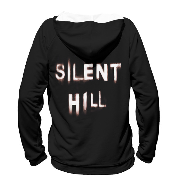 Худи для девочки с изображением Silent Hill цвета Белый