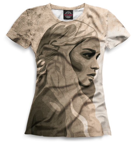 

Футболки Print Bar, Белый, Дейнерис Таргариен