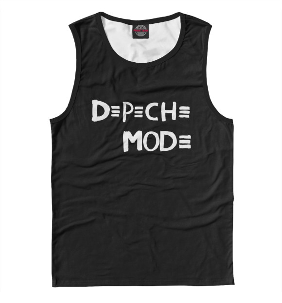 Майка для мальчика с изображением Depeche Mode цвета Белый