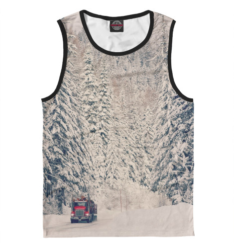 

Майки Print Bar, Белый, Зима